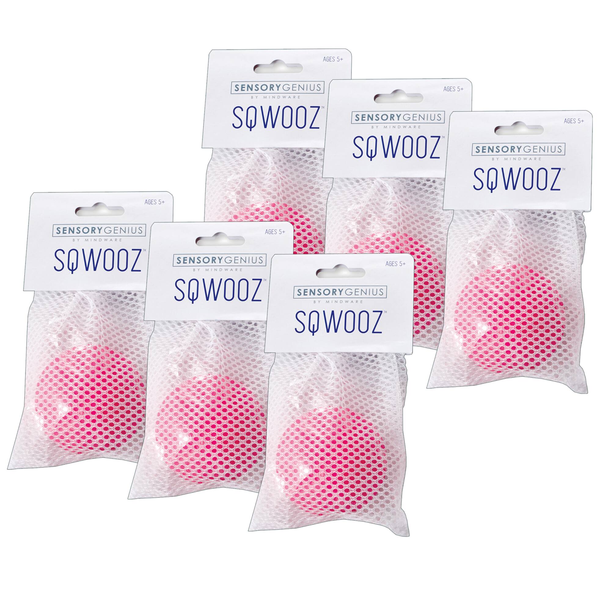 Sensory Genius Sqwooz™ Stress Ball, 6ct.